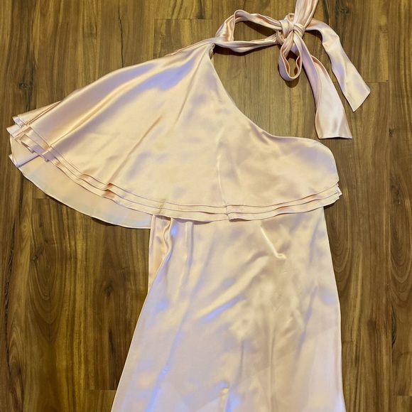 Jill Sturt Pink 1 Shouldered Dress NWOT - Picture 3 of 3